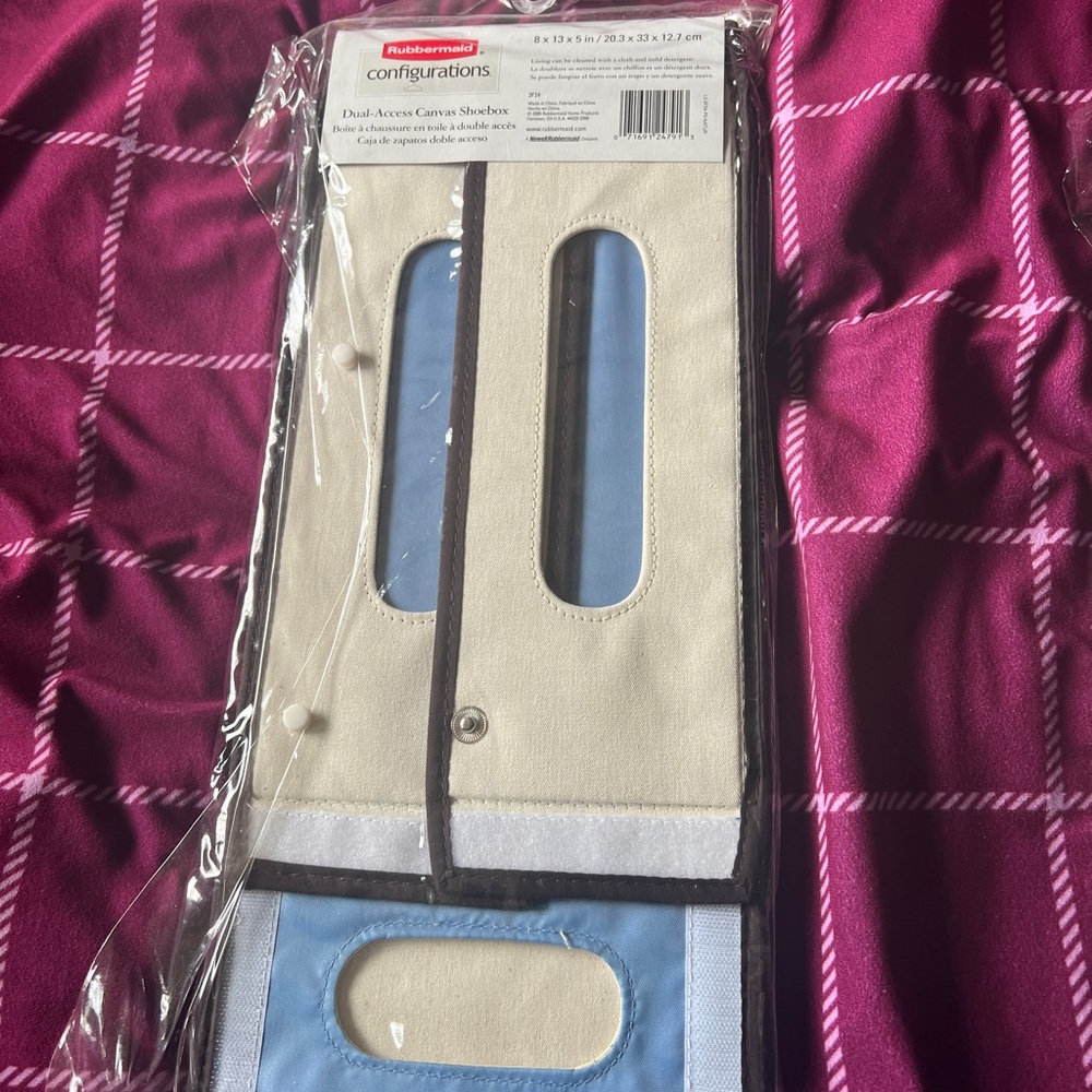 Dual Access Canvas Shoebox